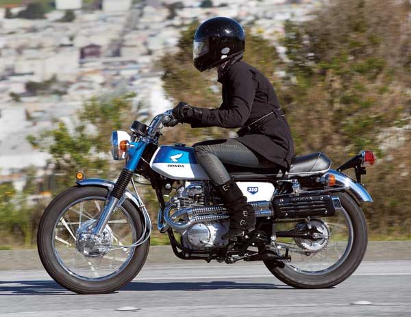 Honda-CL350-With-Rider